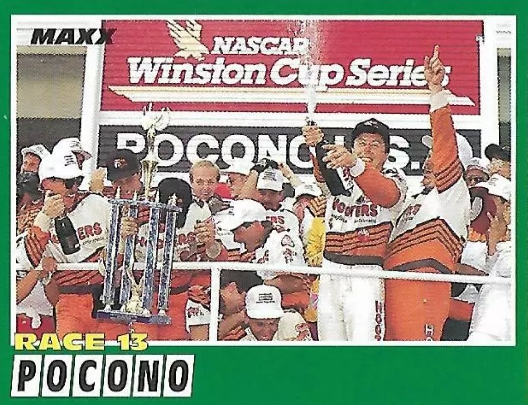 nascarman_rr's tweet photo. The Hooters Curse is broken!

This is the first time a car with Hooters primary sponsorship has won a NASCAR race since Alan Kulwicki at Pocono on June 14, 1992. 31 years, 10 months ago https://t.co/4JntyMXkHl