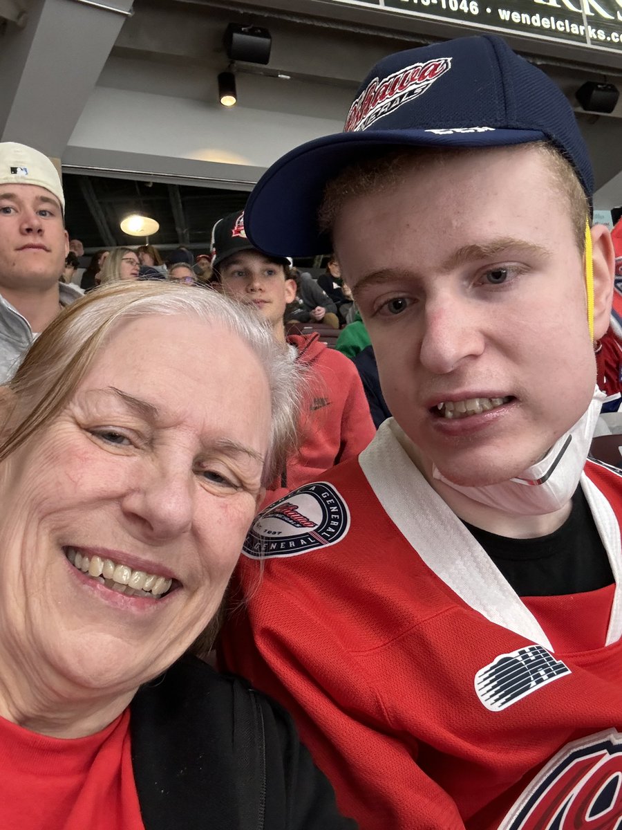 #selfieintheseats <a href="/Oshawa_Generals/">Oshawa Generals</a> Section 108 row 8 seat 1/2