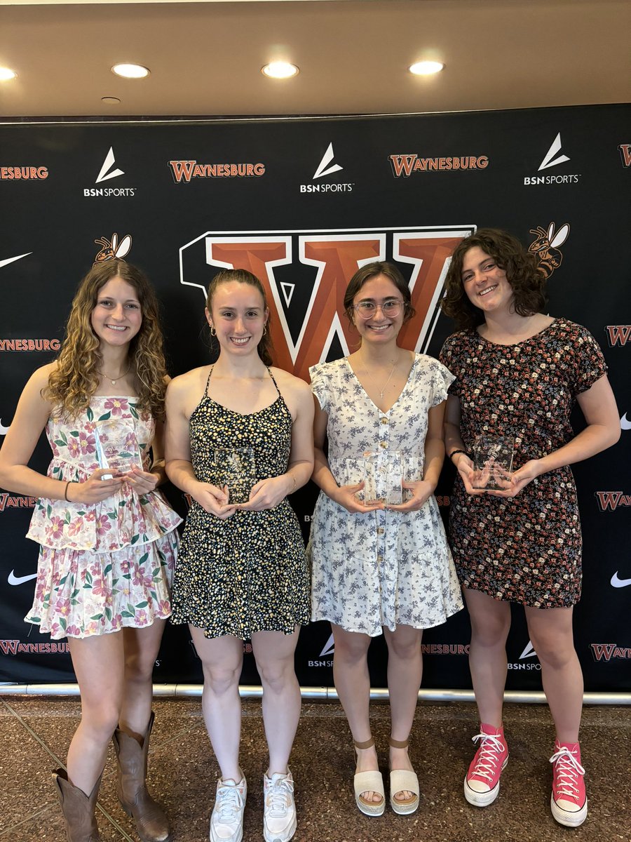 WU_wsoccer's tweet photo. Great night at the WUESPYS! 
Student-Athlete of the Year - Kate James
Christian Leadership Award - Grace Ingram
Women’s Play of the Year - Hailey Gilchrest 
Women’s Rookie of the Year - Julz Mohrbacher https://t.co/3KTnWWu9v1