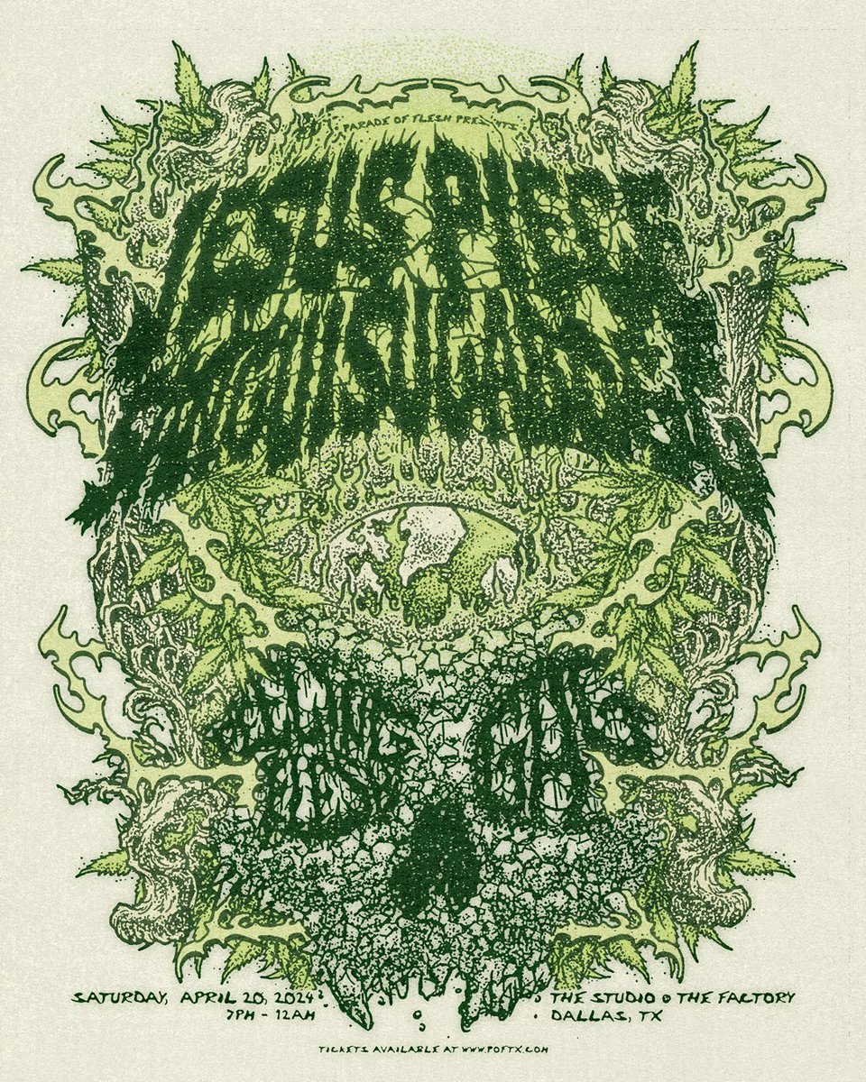 4/20 Jesus Piece and Sanguisugabogg play the Dallas show of their highly anticipated tour