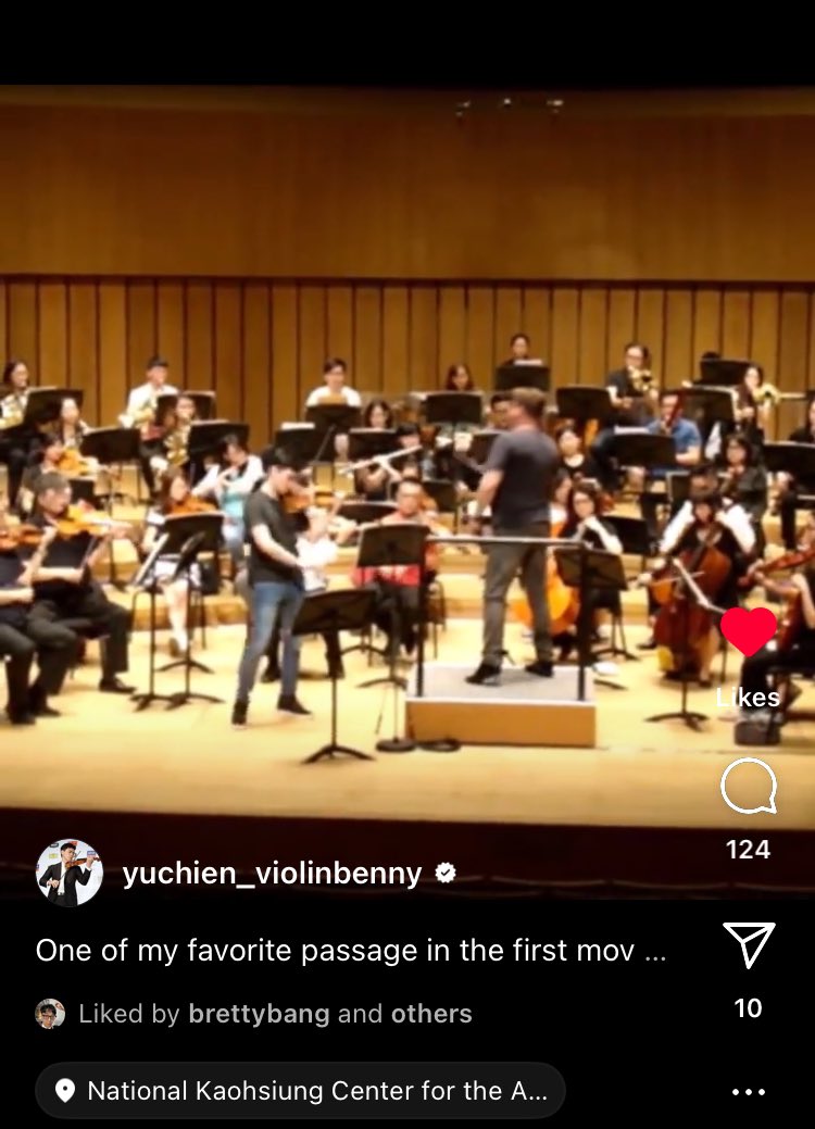 I was scrolling through benny’s ig and saw bretty likes his sibelius😭
