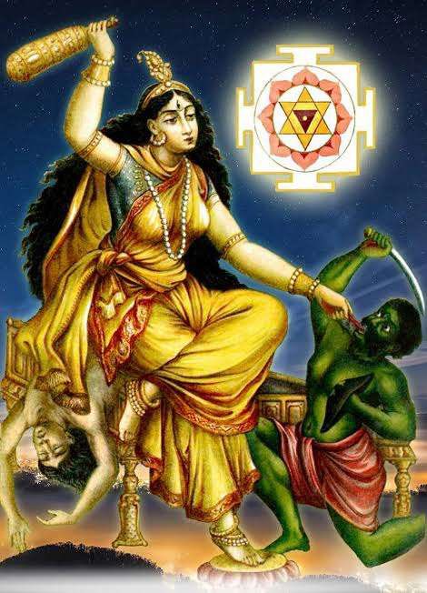 शुभ प्रभात । 🪷🙏☀️🕉️🛕 मध्ये सुधाब्धिमणिमण्डपरत्नवेद्यां सिंहासनोपरिगतां परिपीतवर्णाम्। पीताम्बराभरणमाल्यबिभूतिषताङ्गी देवीं स्मरामि धृतमुद्गर वैरिजिह्वाम्॥ #SanatanaDharma #NavratriSpecial
