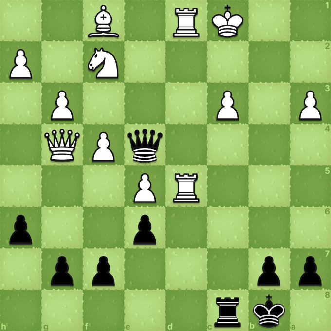 chessx_game's tweet image. Unlock your inner chess genius with this epic challenge! 🧩♔🎉 Black to move
.
.
.
#FutureGrandmaster #ChessSkills #TacticalPlay #ChessPlayers
