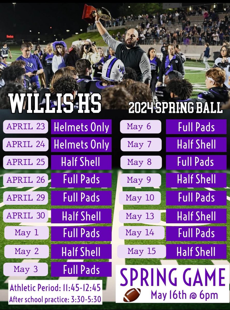 MasonIsbell99's tweet image. Only a few more days till spring ball kicks off! Come see us at Willis, TX @WillisWildkats1 #RecruitWillis @CoachTMiller18 @Coach__fitz @SlafkaJeff @coach_ikeDL @CoachNickGrimes @_CoachOlson @CoachConley66 @CoachMort57  @CoachGBoykin @_EliteProspects
