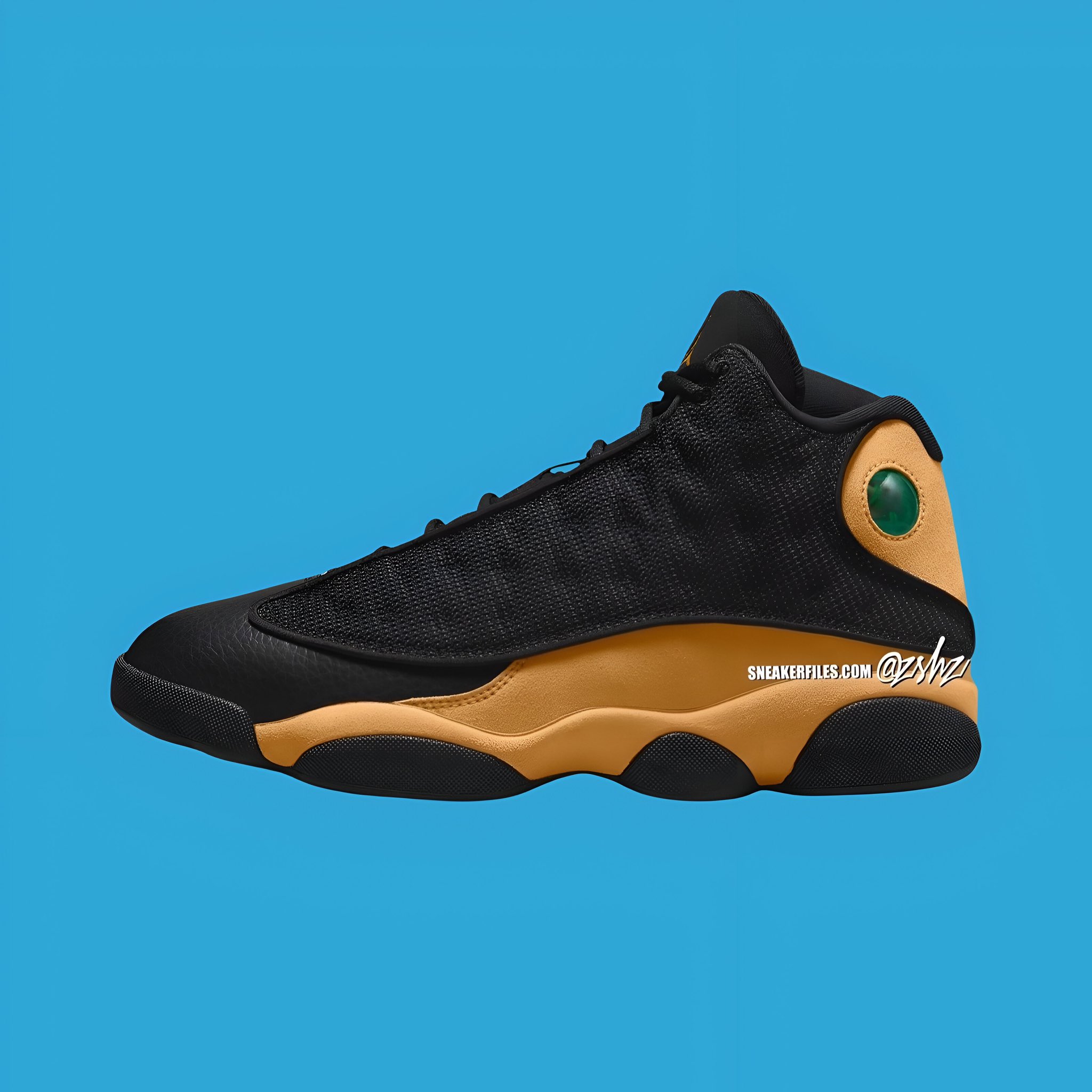 Black yellow 13s best sale