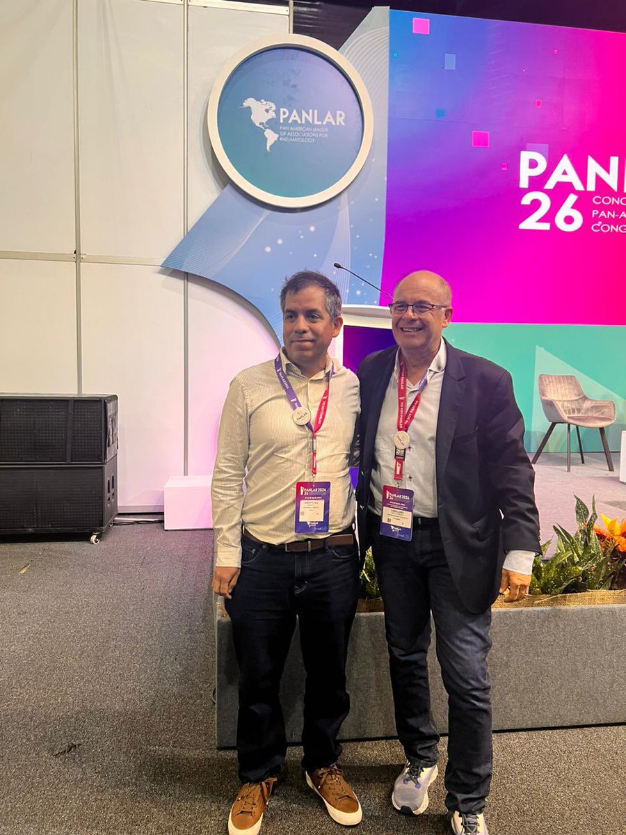 carvicab's tweet photo. Many thanks to the members of the scientific committee, and especially to you, for joining us in the challenging task of designing this successful scientific program. Your leadership as president of the Scientific Committee has been indispensable. 🤗 #PANLAR2024 #RheumTwitter https://t.co/jUC3kReFVp