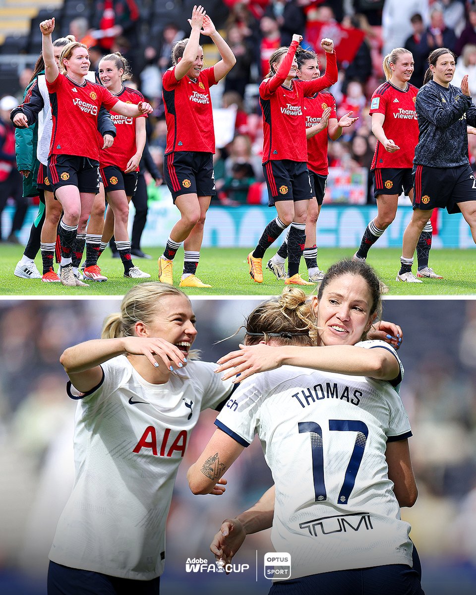 Australia's Charli Grant is 90 minutes away from glory in the Women's FA Cup with Tottenham! ⚪️ Spurs will face Manchester United for the trophy after both teams won their semi-finals. Tottenham 2-1 Leicester Manchester United 2-1 Chelsea watchoptus.tv/HLS-TOTLEI-WFA…