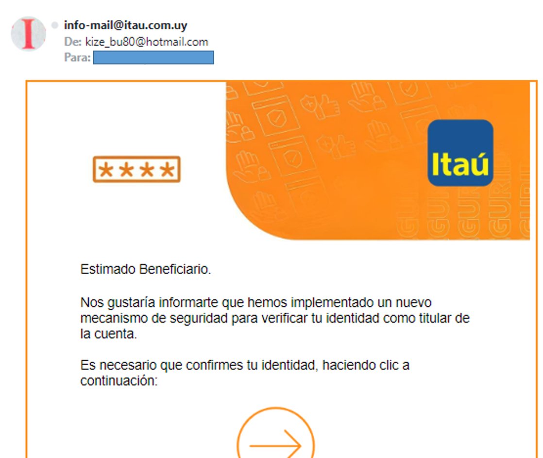 No se si les pasa lo mismo, pero todos los correo que recibo semanalmente intentando robarme datos o accesos vienen de buzones de HOTMAIL y están muy cuidados. Dato