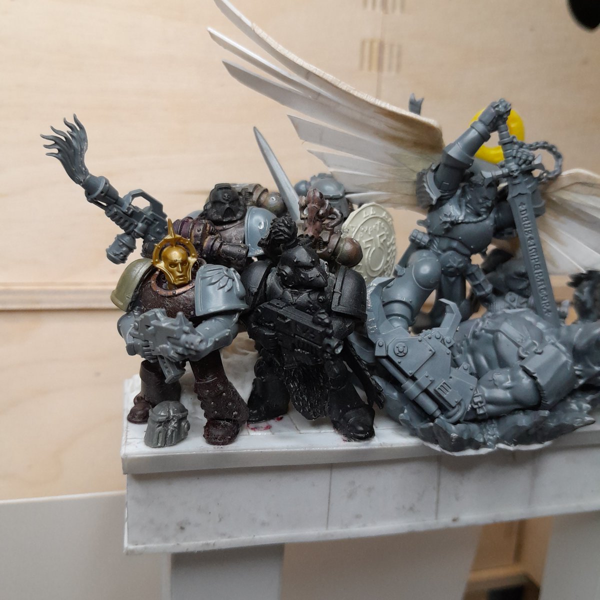 #smashbash2024 #warhammer40k #scratchbuild #hobby #wellness #recycle #upcycle #crafting #gate #portal #door #WarhammerCommunity  :)