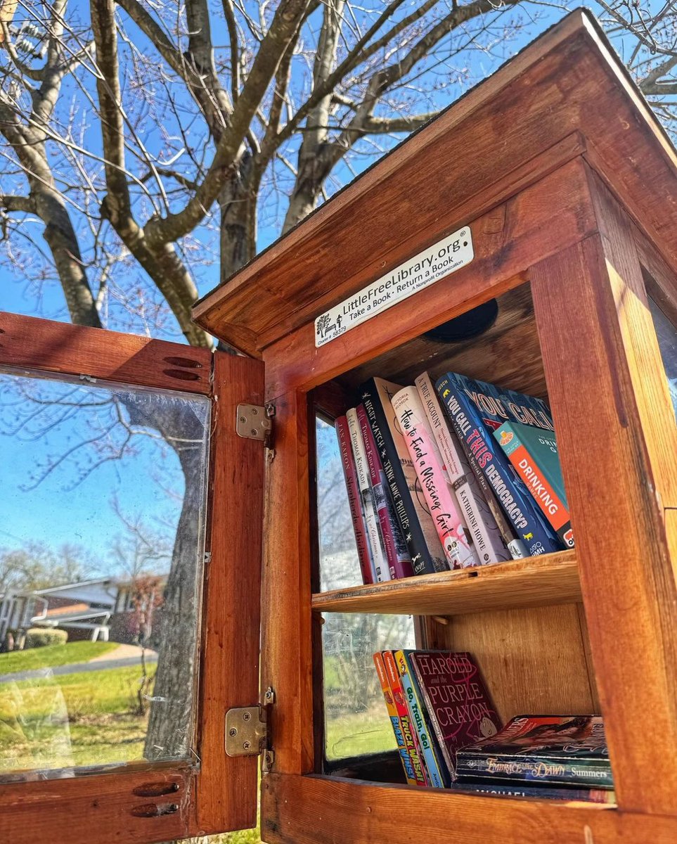 What's the last book you left in a Little Free Library? 📖