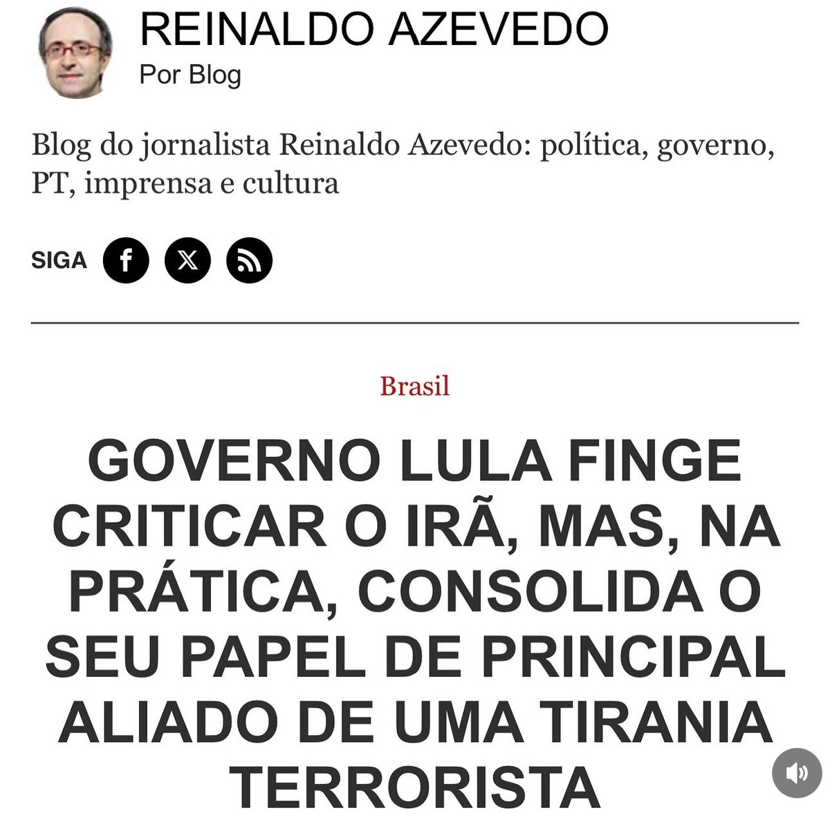 O @reinaldoazevedo em 2010…