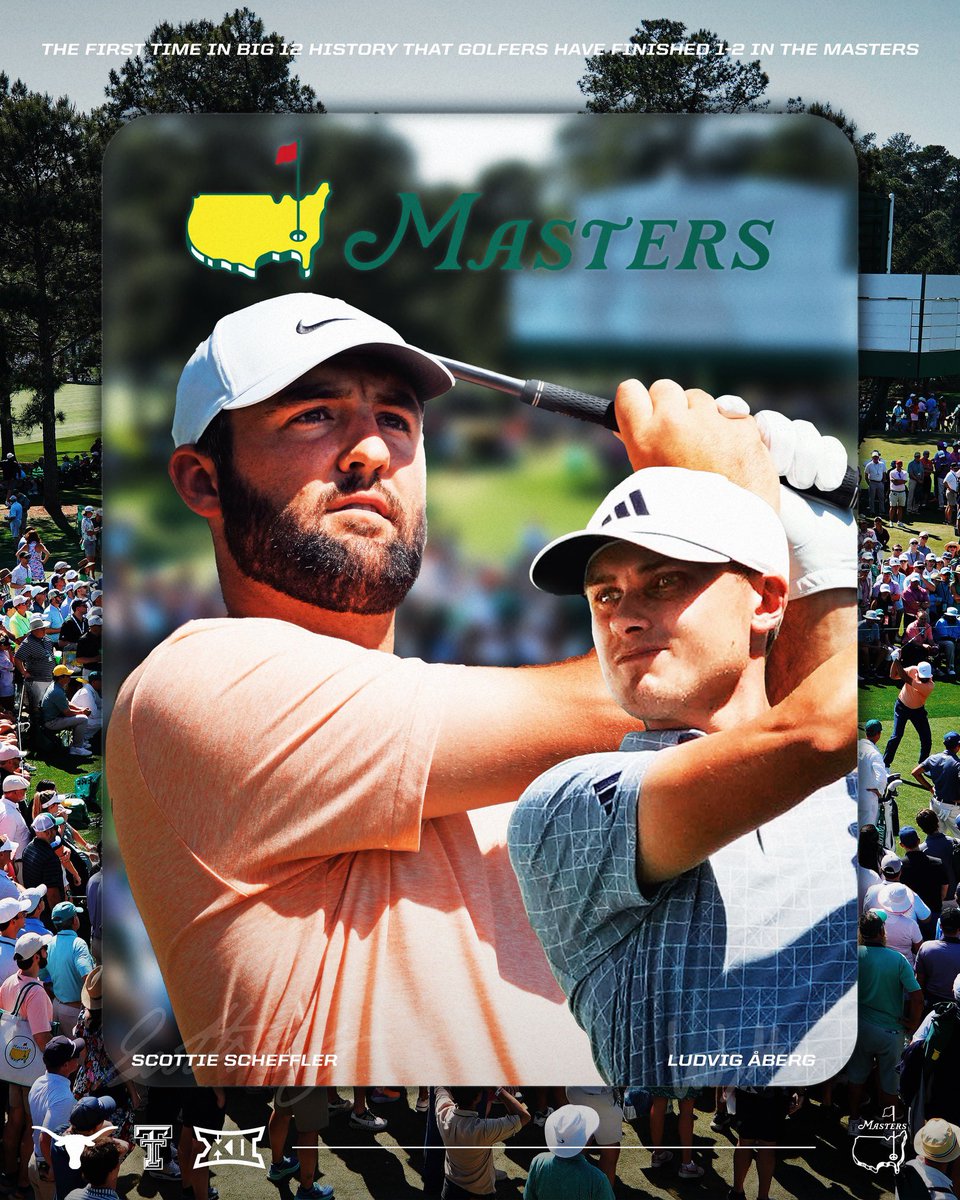 The Rookie and The Vet making Big 12 history @TheMasters ⛳️