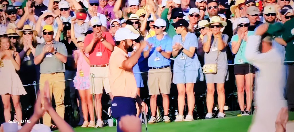 DBrooks78's tweet photo. Congratulations Scottie Scheffler 2024 Master Champion! @scottiesheffler https://t.co/9Awc6B2aHC
