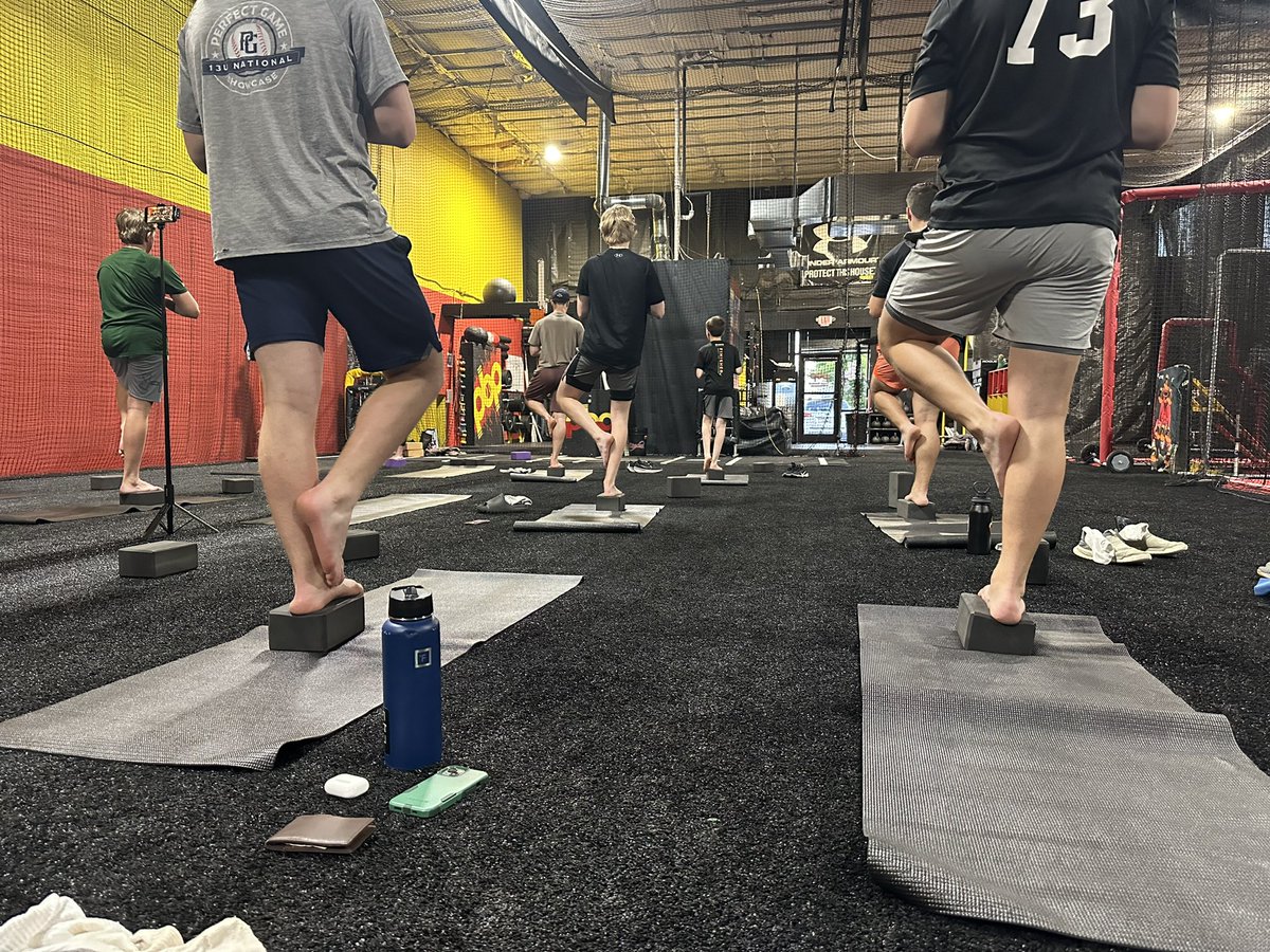 PeaseBaseball's tweet image. Yoga program off &amp;amp; running! 

9 months of development for these young hungry players!

#BaseballYoga 

Interested?  You can do it with us remote.
