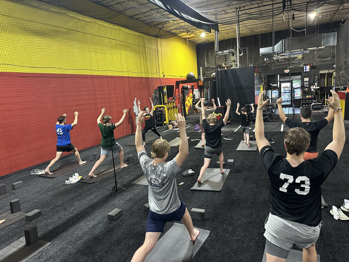 PeaseBaseball's tweet image. Yoga program off &amp;amp; running! 

9 months of development for these young hungry players!

#BaseballYoga 

Interested?  You can do it with us remote.