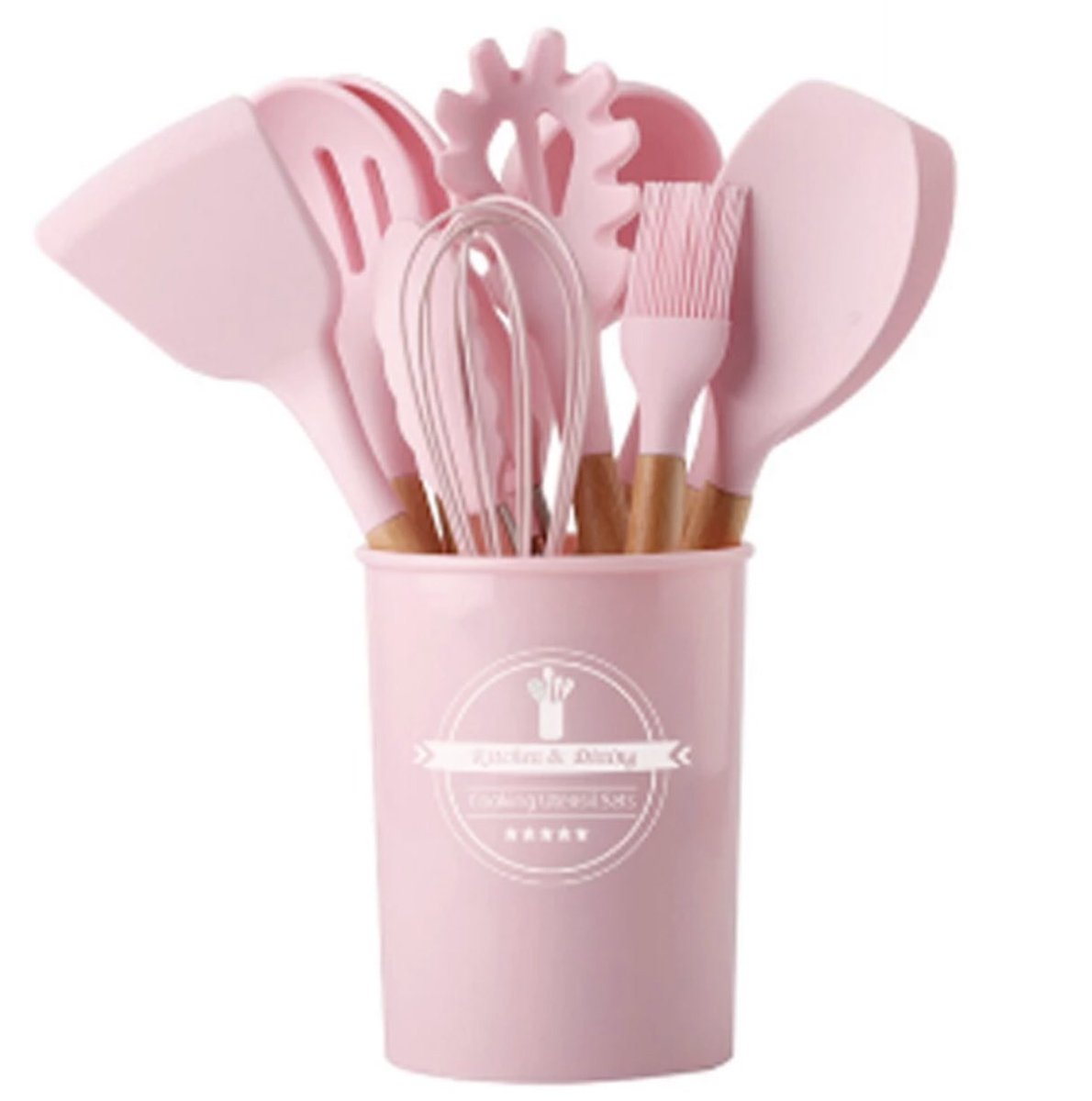 housedecor_'s tweet photo. Jogo Kit 12 Peças Utensílios De Cozinha De Silicone Cabo Madeira Decoração Livre BPA

 Confira mas aqui: https://t.co/si4npzLBjx https://t.co/jQlDYpA2lX