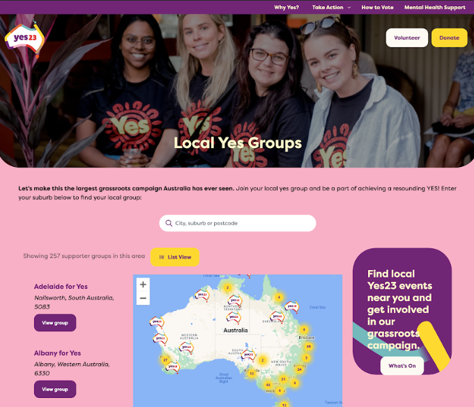 CodeNationCrew's tweet image. 🏆 The website we helped deliver for the Yes23 campaign has been named 'Best Action Center / Grassroots Website' at this year's industry Reed Awards!
#webdesign #webdevelopment #industryawards #coding #digitalagency