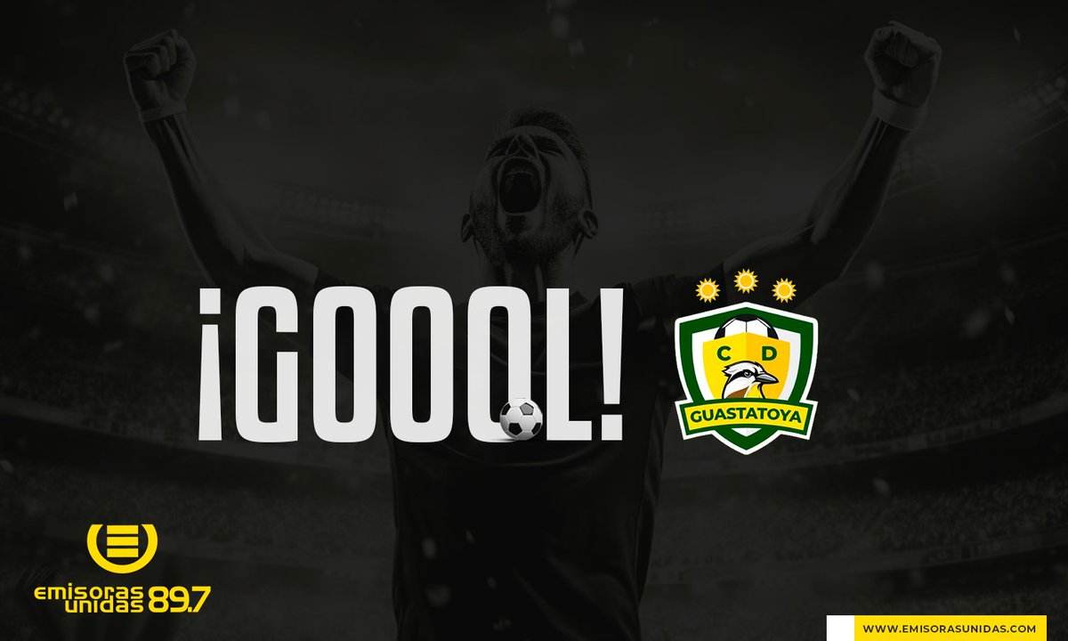 #Clausura2024 | ¡GOOOOOOL DEL PECHO AMARILLO! ⏰ Al 84, anotó Nelso García. 

🐥Guastatoya 2-0 Comunicaciones 👻

Transmitimos en nuestra radio en línea 🎙️📻📱👉 goo.su/Qc006T7