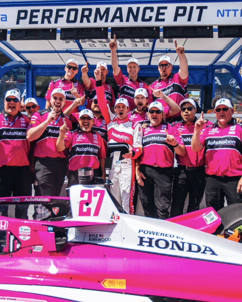 From first career pole to first @IndyCar win, the 2023 Acura Grand Prix of Long Beach was an exciting weekend for Kyle Kirkwood and the team 👊   Who else is counting down the days until we are back on the streets of Long Beach?! 😎