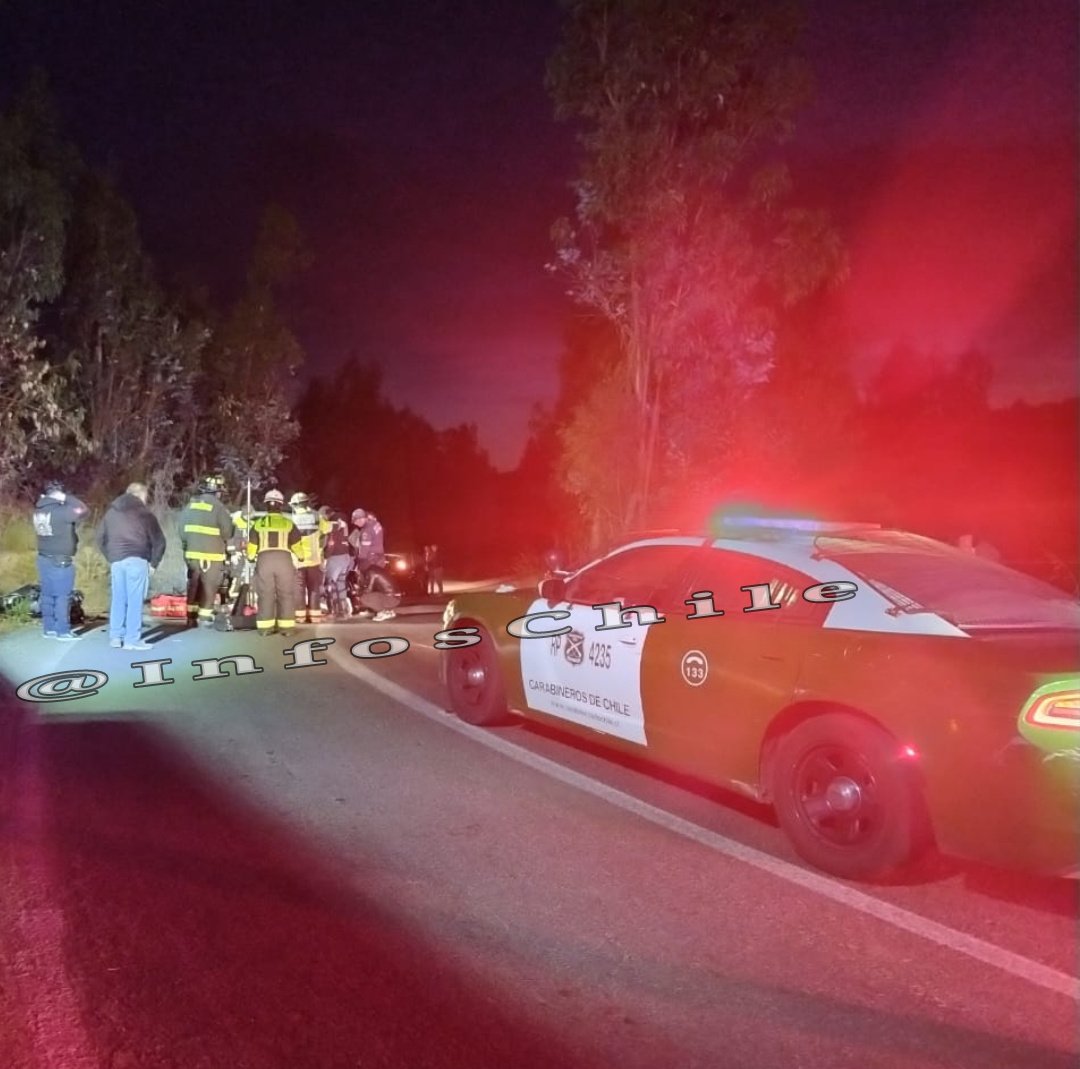 INF0SCHILE's tweet image. ⚠️#Casablanca #Ruta F-940 #Lagunillas/#Maitenes, Colisión Frontal de Veh.Menor Con Motorista Deja 1 Fallecido.