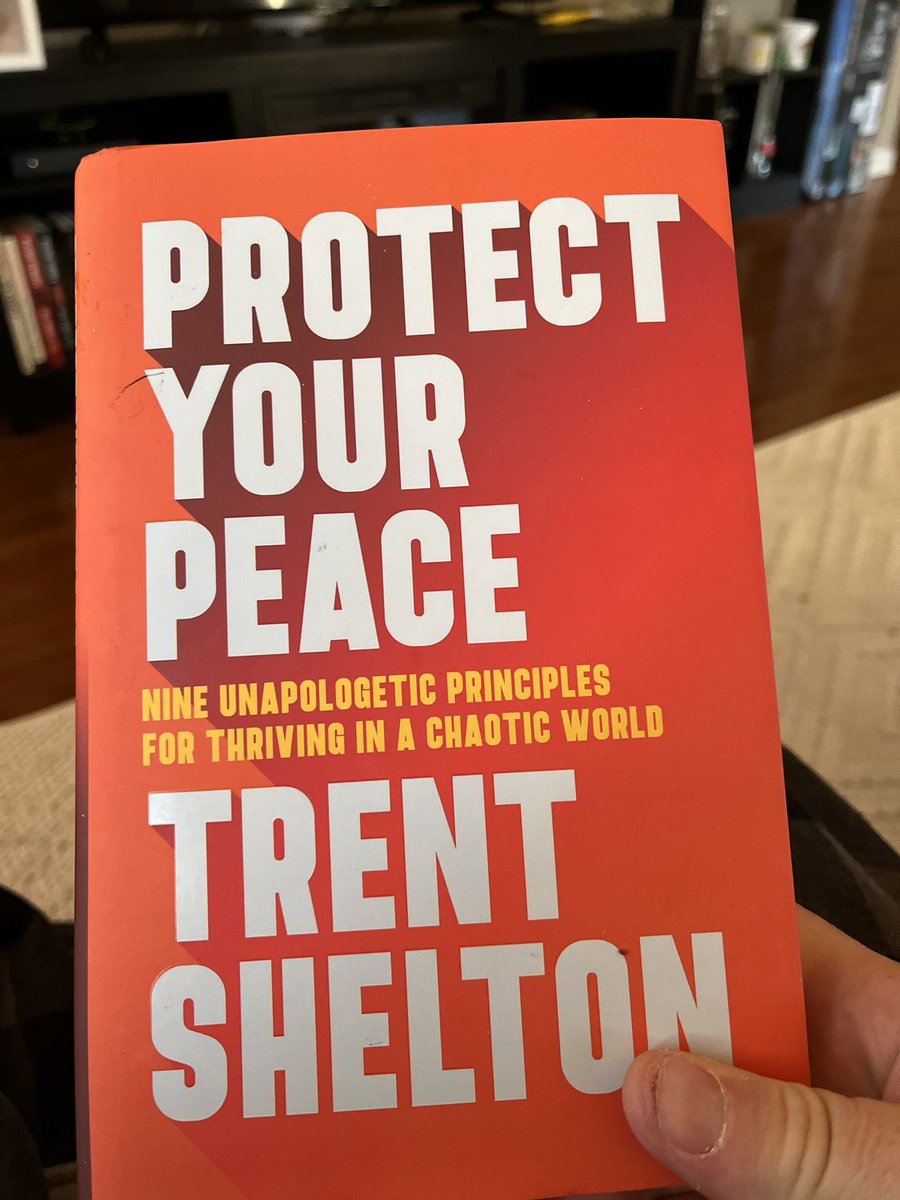 Book 3 done. Never read more than 15 pages or so in a sitting bc I enjoyed reflecting or thinking about what @TrentShelton was telling me. Have benefited from a few tips I read. Can’t wait to implement more soon! #beamagnet #protectyourpeace