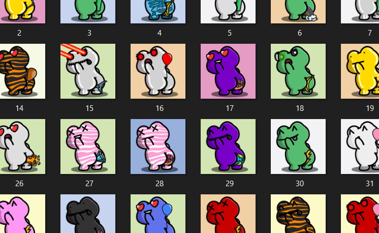 OUR THICCC NFT's are live!  🎉

42069 $THICCC = 1 THICCC booty froggie nft 🐸🍑

The instructions are simple and clear 👇