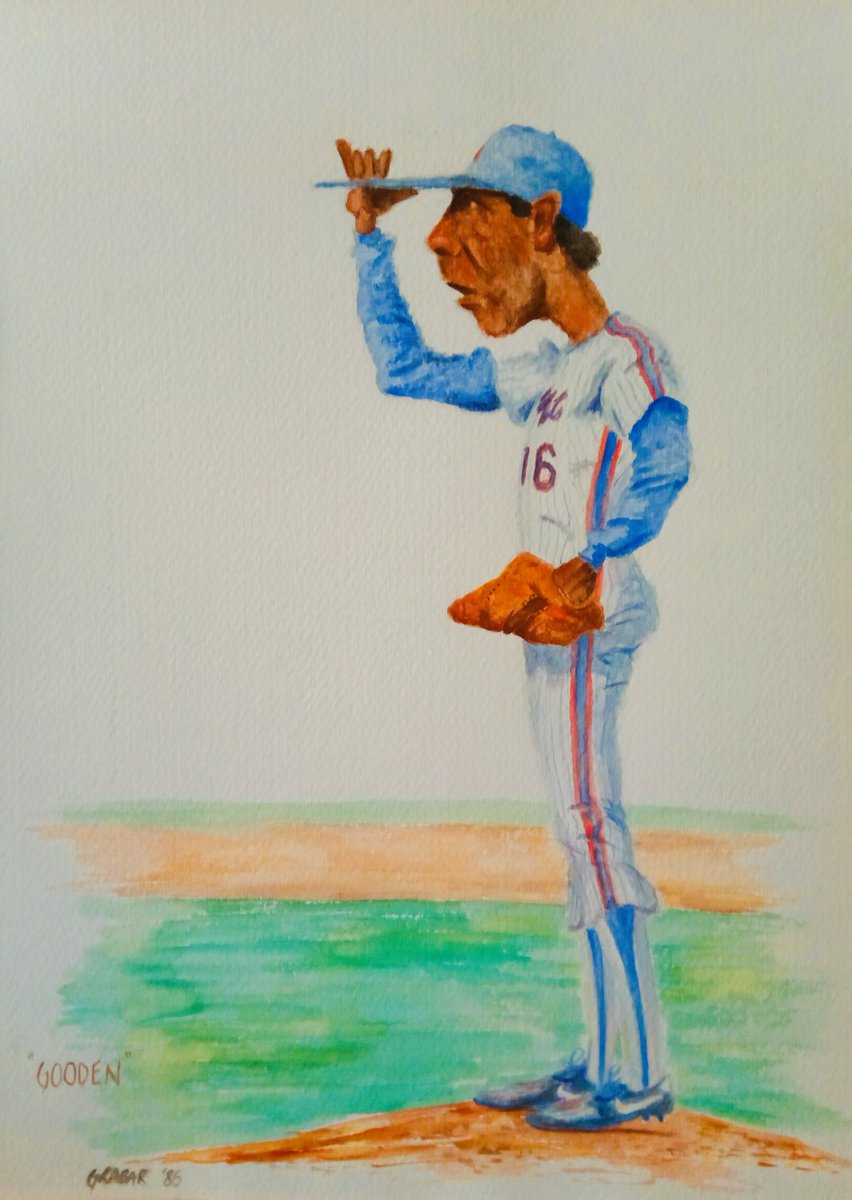 Congratulations, Doc <a href="/DocGooden16/">Dwight Gooden</a>. My favorite then, still my favorite now. Wish I was there today.  #DrK #No16 #Mets