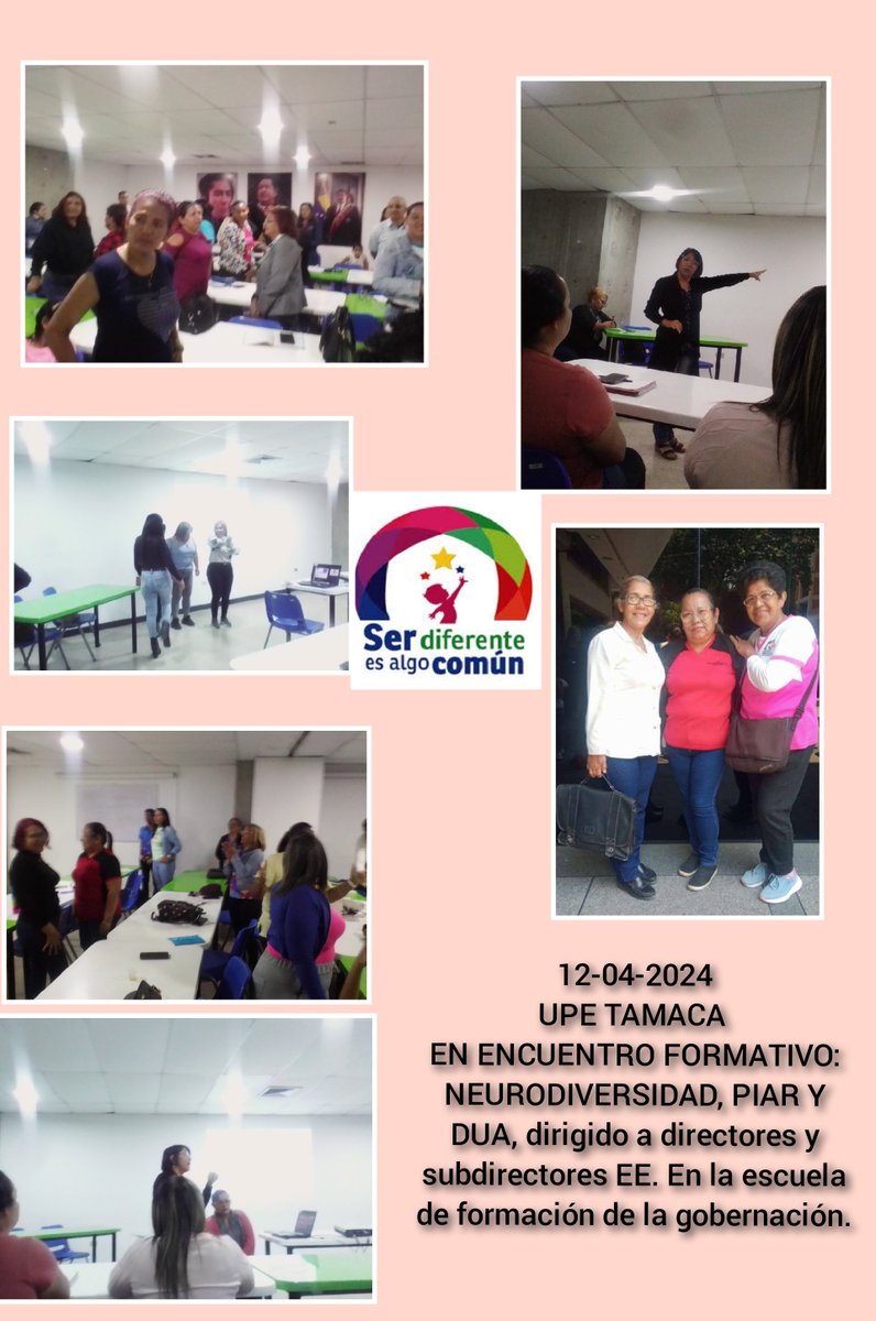 UpeTamaca's tweet photo. Mes de Educación Especial, seguimos formándonos para dar lo mejor de sí, por nuestros niñ@s @coordinaciones8 @NicolasMaduro @AdolfoP_Oficial @NubcelinS @esthe_6_416 https://t.co/ugp2rFxXDj