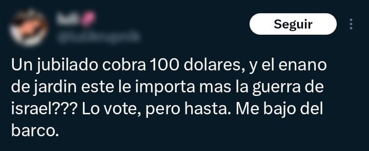 Arrepentidos de Milei tweet media