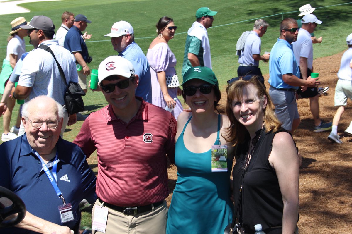 ellenpriest's tweet photo. Verne Lundquist, the voice of the Master’s - thanks for the memories! #themasters https://t.co/53Uy58oysX