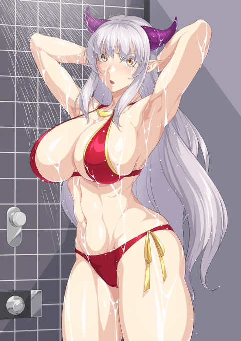 #気温が高いので気が早いが水着絵が見たい 