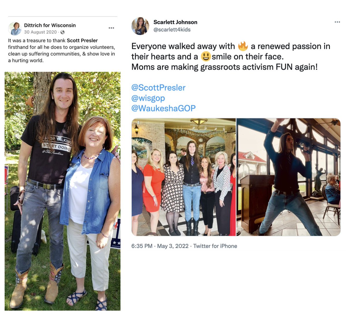 jnorcr's tweet photo. When it comes to being a MAGA extremist, there isn't much separating #RepBarbaraDittrich and The Republican Women of #Waukesha County.
This has become a civil war among the far right of the RPWC and #WIGOP.
#WIAD99
#MAGAHartlandWI #MAGAOconomowocWI https://t.co/eNPr2uOsIu