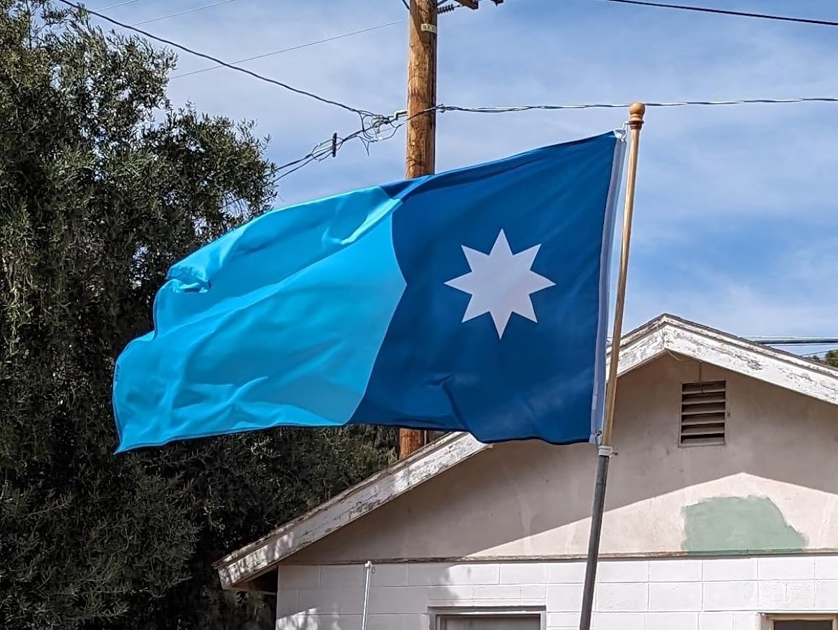 NorthStarFlagMN's tweet photo. From #Minnesota to south London. #NewMNFlag https://t.co/ThSqueyfj9
