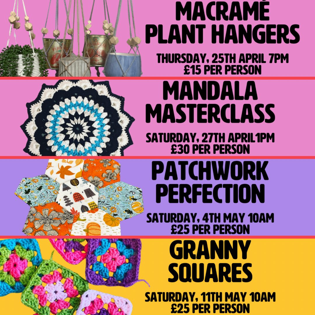 ISWAS_Gy's tweet image. Upcoming workshops at #ISWAS get in touch to reserve your space! #Grimsby #Cleethorpes #LincsConnect #Lincolnshire #CraftWorkshops