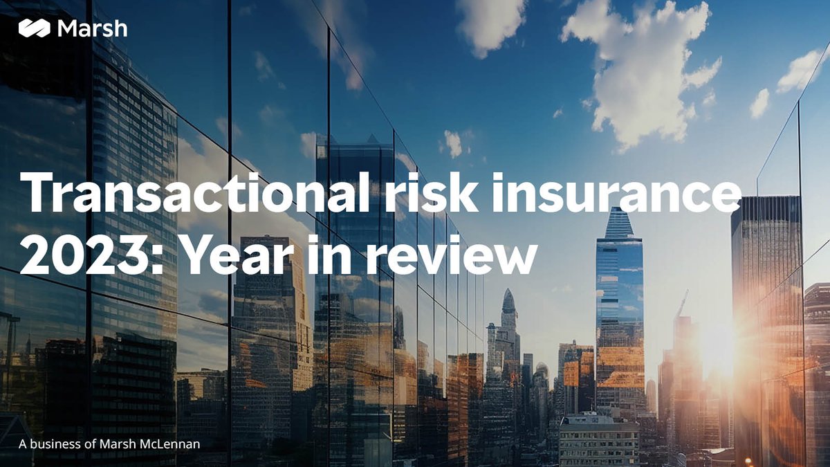 While the #MnA landscape in 2023 continued its downshift from the prior year due to macroeconomic and geopolitical headwinds, demand for transactional #risk insurance remained resilient. Discover insights on trends across geographies. bit.ly/3PyEHoP #insurance