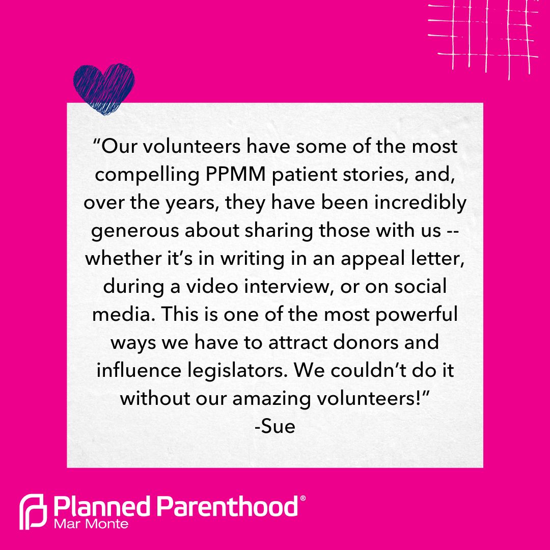 PPMarMonte's tweet photo. To: PPMM Volunteers 💖
From: Your fam at PPMM🤗

We can't thank y'all enough for your dedication, time, and support to our mission. Thank you!

#NationalVolunteerApprecationMonth #WeAreMarMonte #Volunteer #StandwithPP #HealthEquity https://t.co/olxmICksTW