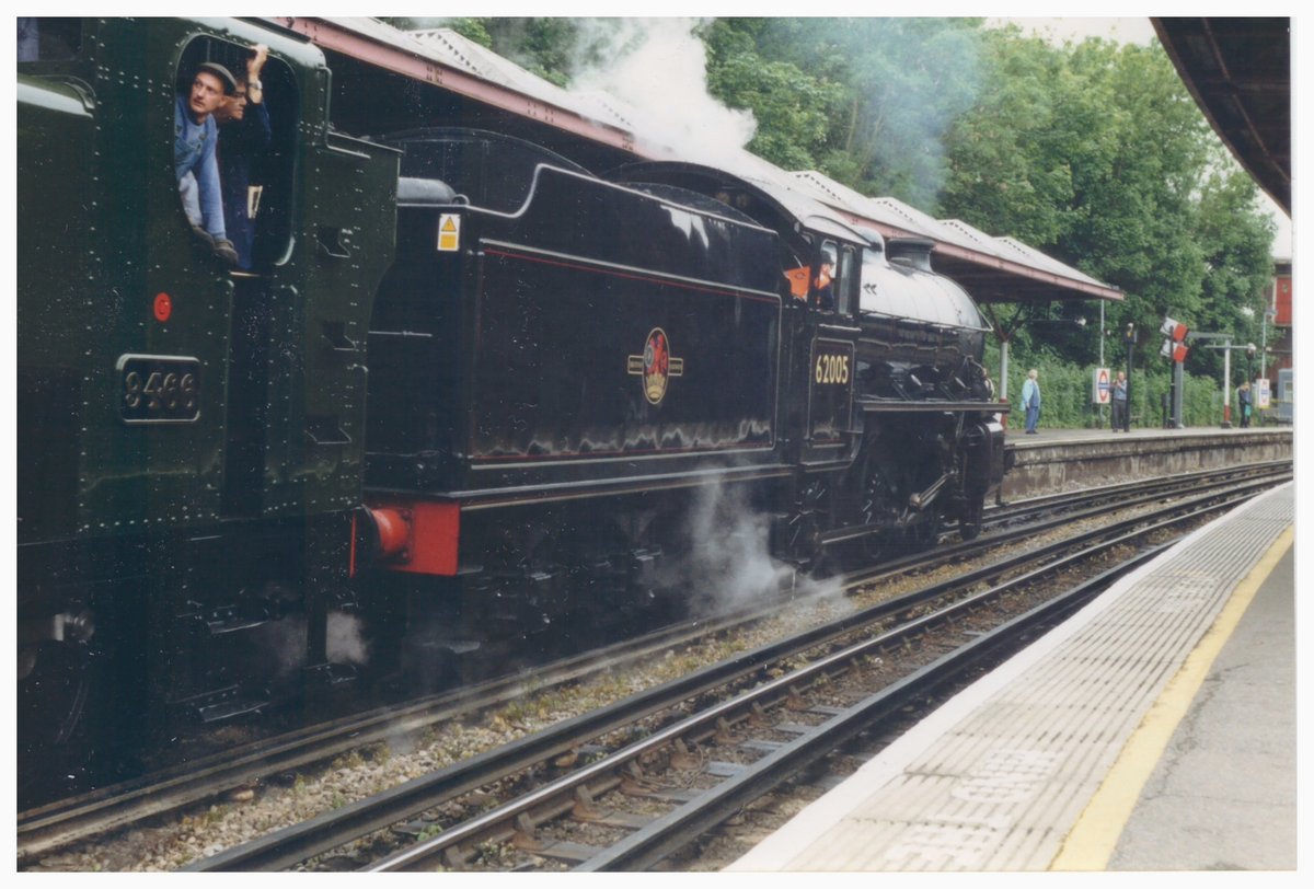 62005 at Rickmansworth at 10.11 on 31st May 1999. @networkrail #DailyPick #Archive @TfL @SteamRailway