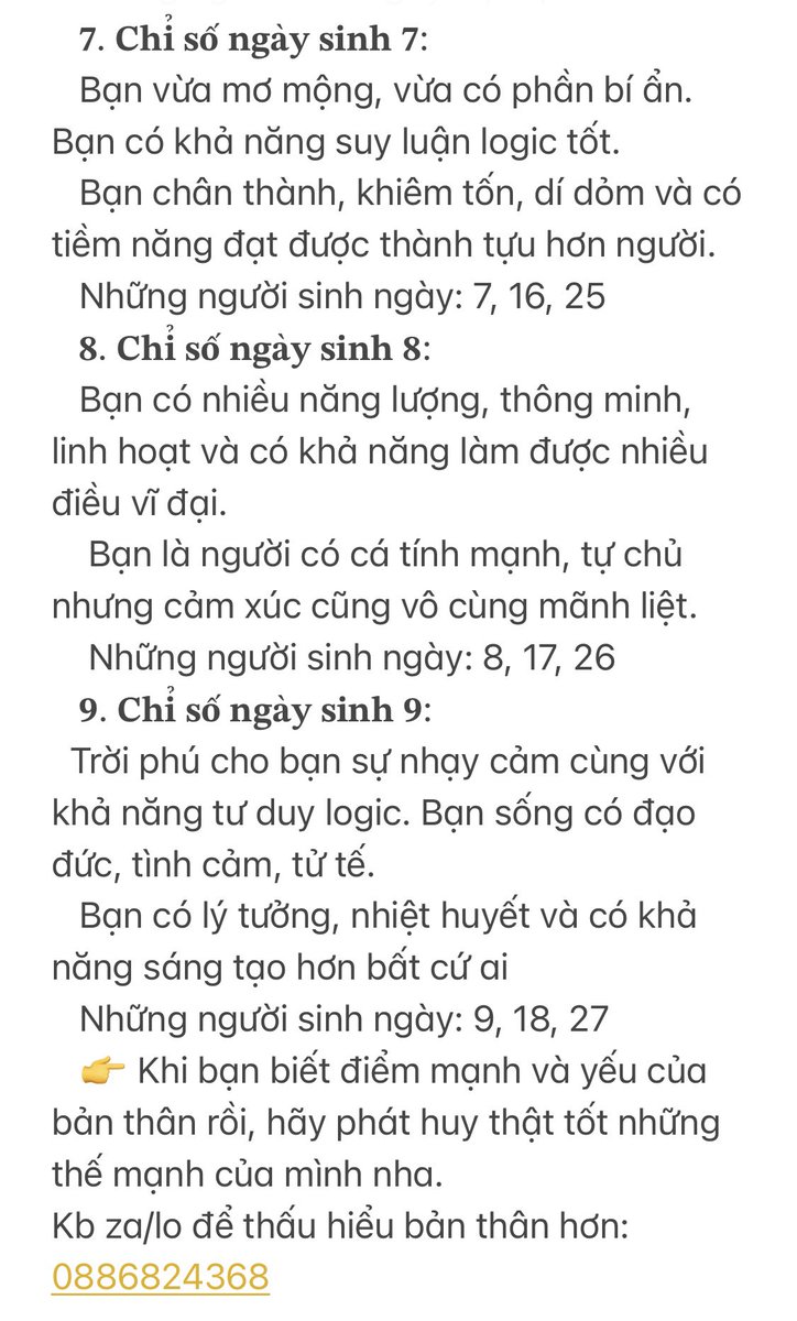 NHỮNG NGÀY SINH CÓ TÀI NĂNG GÌ CHO BẠN ????

#kimtrangthansohoc
#thauhieubanthan