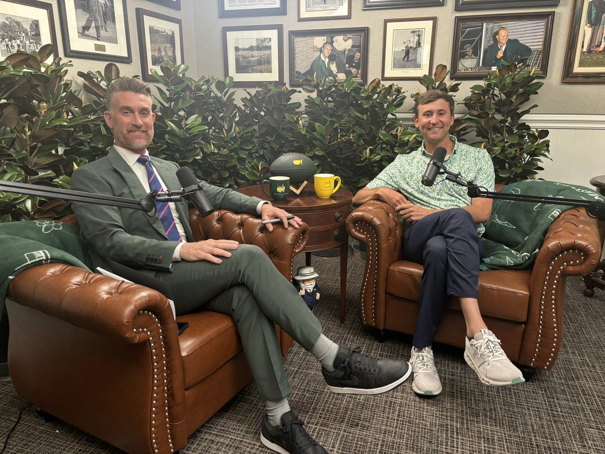 Had a great conversation with @MartySmithESPN on Fore Please! Now Driving… the Official Podcast of @TheMasters! Hard to put into words how good Scottie is at golf right now!