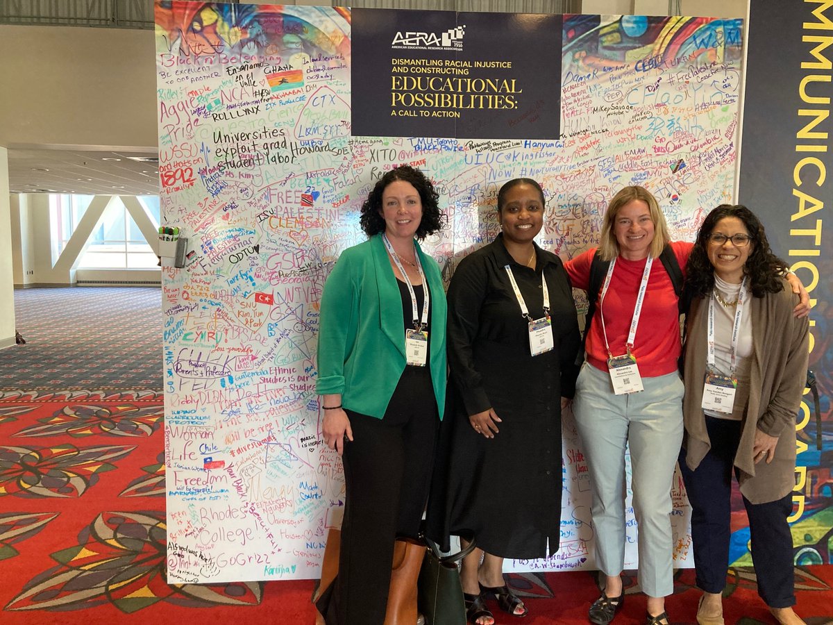 Today we had the honor of presenting 'Read All About It: Examining the Effectiveness of a Reading Curriculum Among Black Elementary Students' at @AERA_EdResearch's Annual Meeting! Thank you to @ReallyGreatRead and @KIPP_DC for the partnership! #AERA24