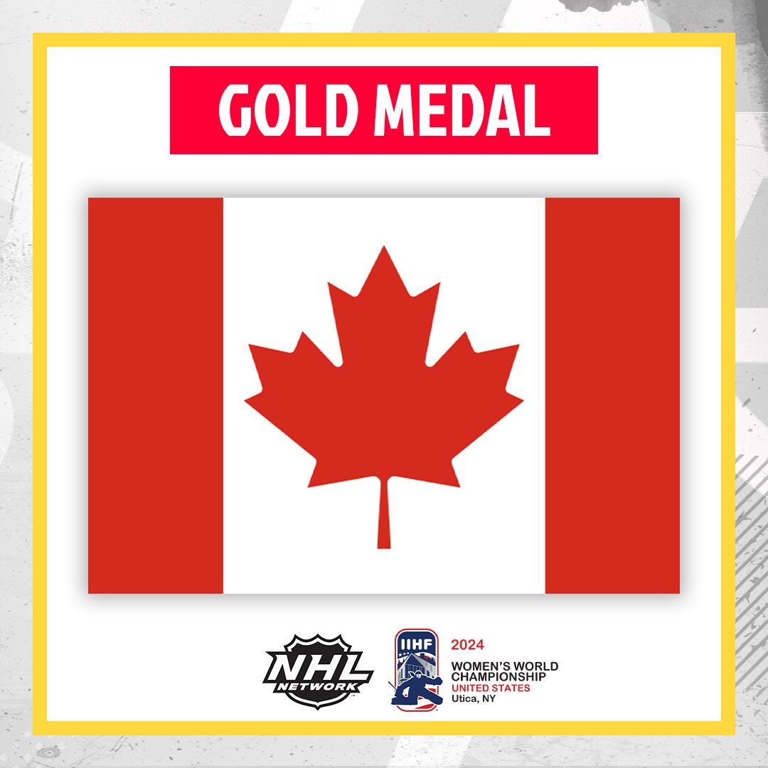 CANADA TAKES HOME THE GOLD!  🇨🇦

@HockeyCanada | #WomensWorlds