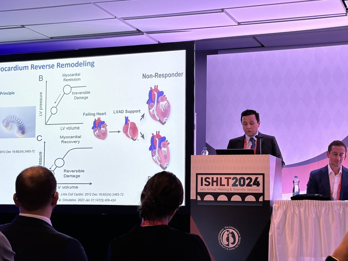 #ISHLT2024 was unforgettable, shared ideas on #MCS & #LVAD with colleagues worldwide. Humbled to talk about the evidence #LVAD to achieve #myocardialrecovery and #LVADWean & share @bswhealth system protocol, hope to inspire unified protocols & ideas to improve #recovery outcomes