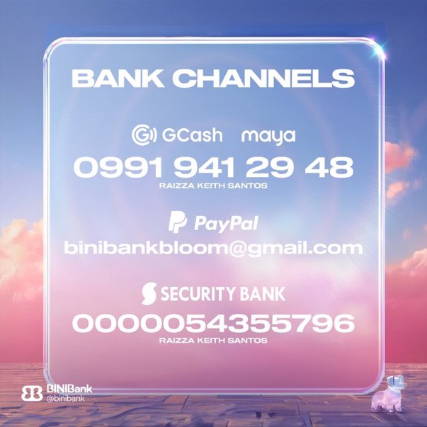 Good morning, Blooms! 🌸 

Have a great day ahead and don’t forget to donate to BINIbank! 💗

#BINI #BLOOMS #BINIBANK 
#BINIverse_TheFirstSoloConcert