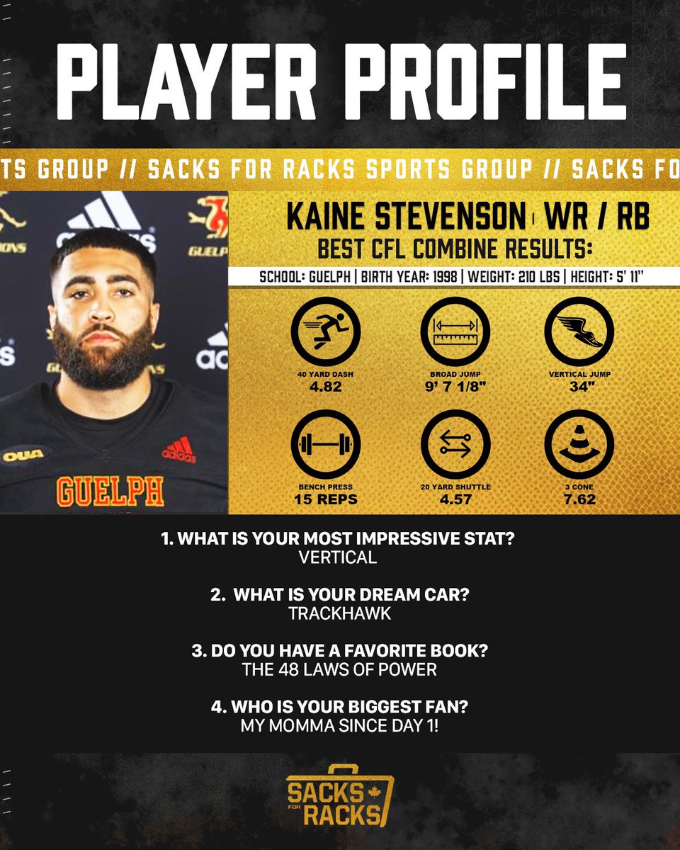 Player Profile featuring Kaine Stevenson Learn more: youtu.be/jiXoCFWSa38?si…