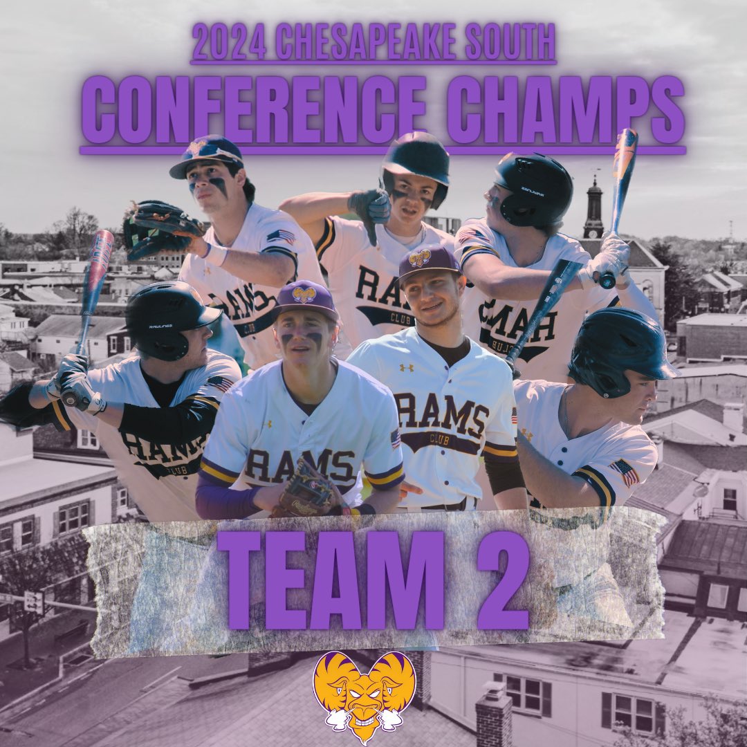 For the first time in program history, the Rams are Conference Champions! The team will be traveling to Dubois,PA for a chance to play in the DII NCBA World Series. 🐏🤘

#Team2 #Road2Alton #NCBA #ChampionshipMentality #ramsclubbaseball