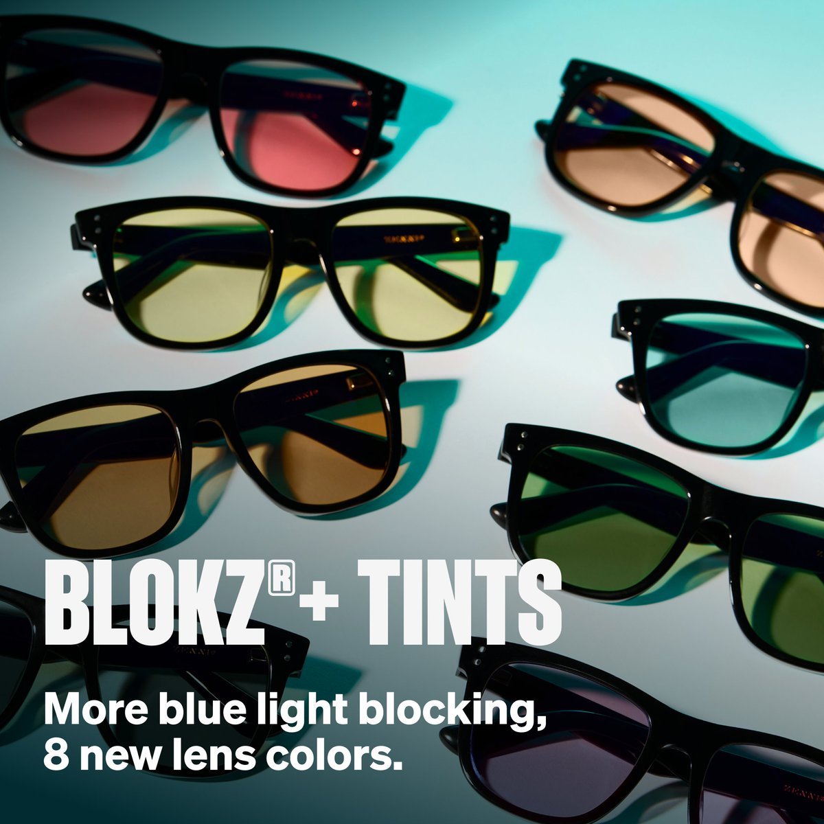 A first of its kind innovation, Blokz®+ Tints technology blocks more blue light than ever, filtering digital screen glare and UV light with stylish tinted lenses 👀 Get yours here: text.zenni.io/BlokzPlusLenses