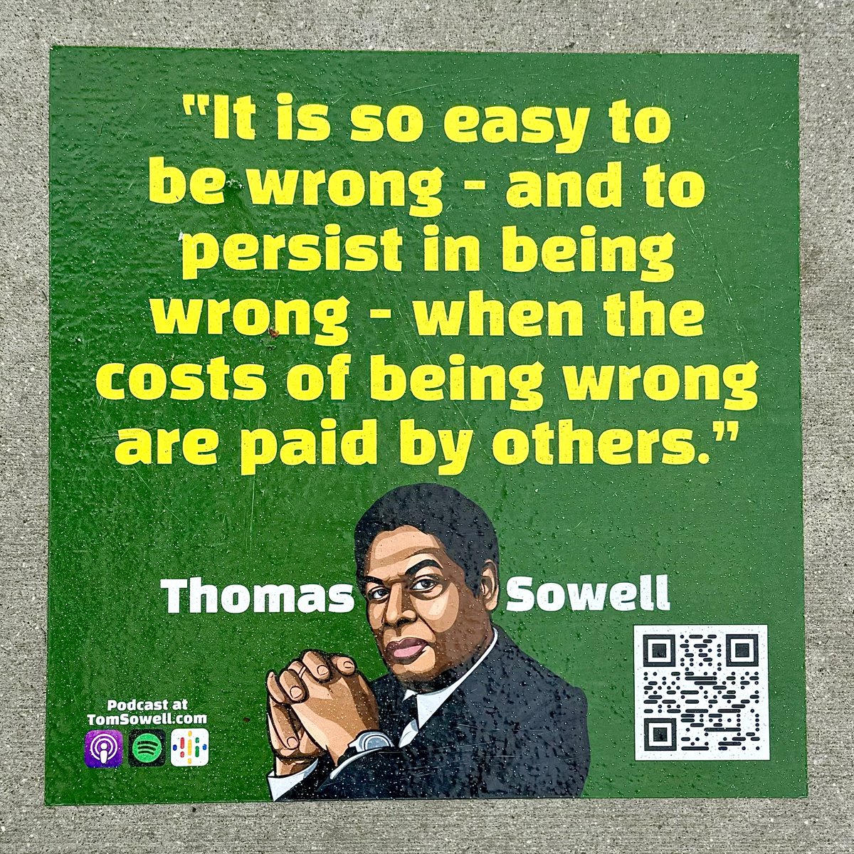 Thomas Sowell, The Genius of... (@AlanWolan) on Twitter photo 2024-04-15 00:05:32