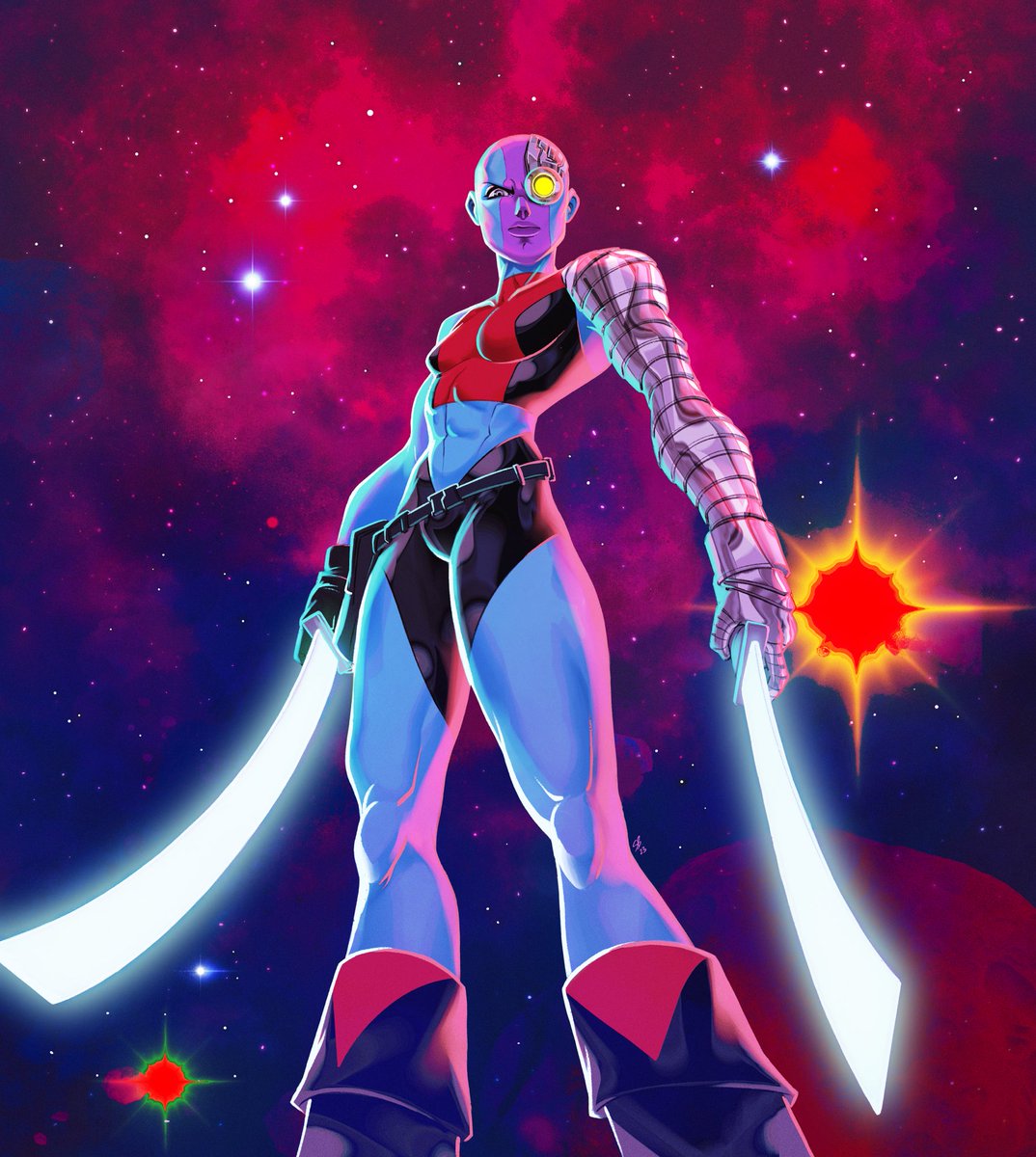 「My first card! Nebula Keep your eyes p」Sweeney Booのイラスト