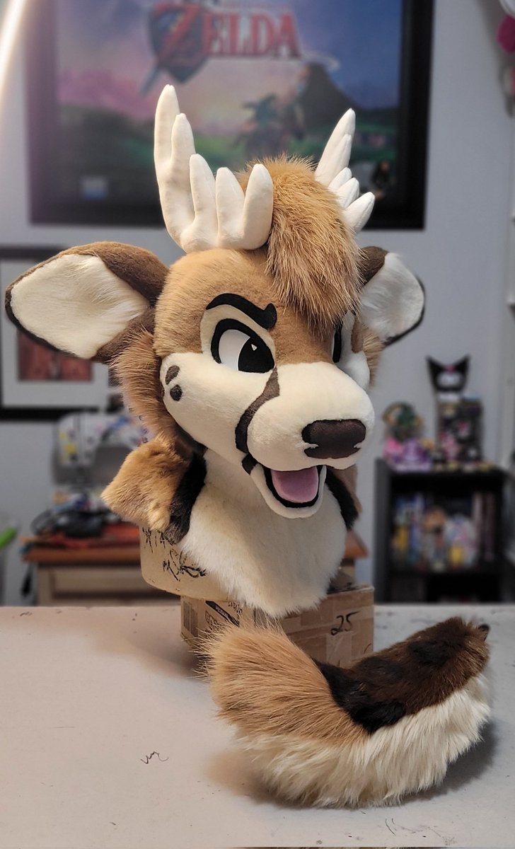 Another buck joining the herd! 🦌🌟🍪 #fursuit