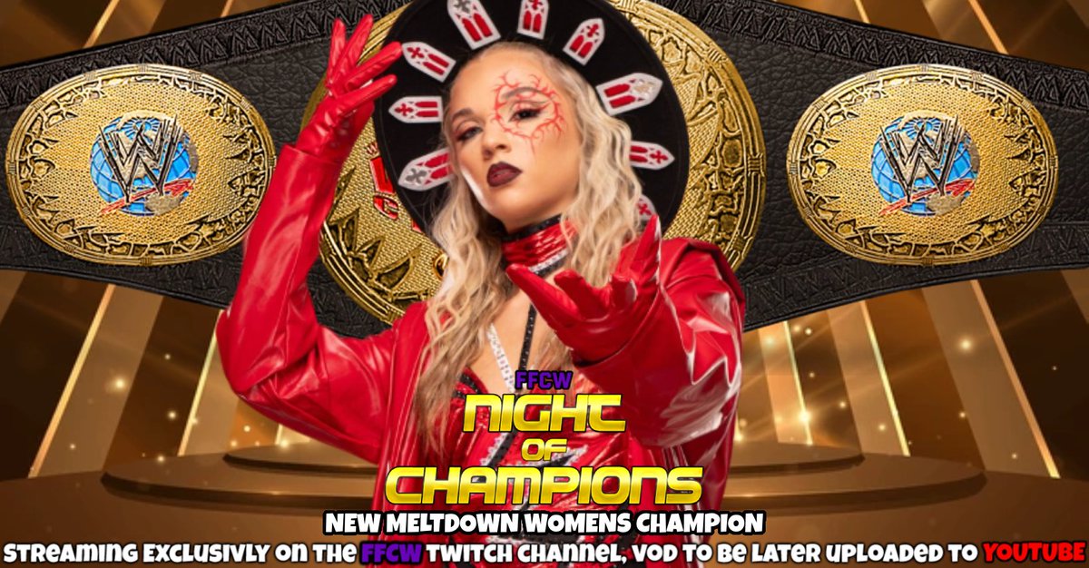 #ANDNEW #FFCW #NIGHTOFCHAMPIONS @TheJuliaHart